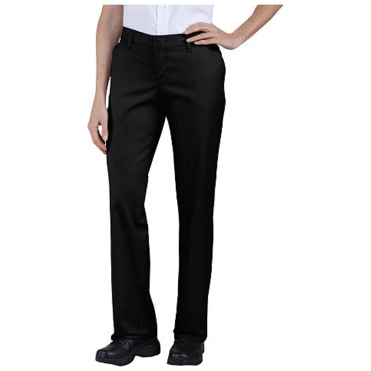 Dk-fp221bk18uu. Jpg - womens premium relaxed-fit flat-front pant - dk fp221bk18uu