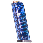 Elite Tactical Systems (ETS) Handgun Magazine Blue for Glock 17/18/19/19x/26/34/45 Gen 1-5 9mm Luger 17/rd