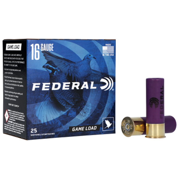 FED GAME LOAD 16GA 2 3/4 #7.5 25/250