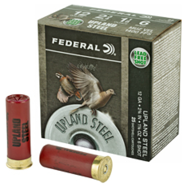 FED FLD/RANGE STEEL 12GA 2 3/4 #6 25