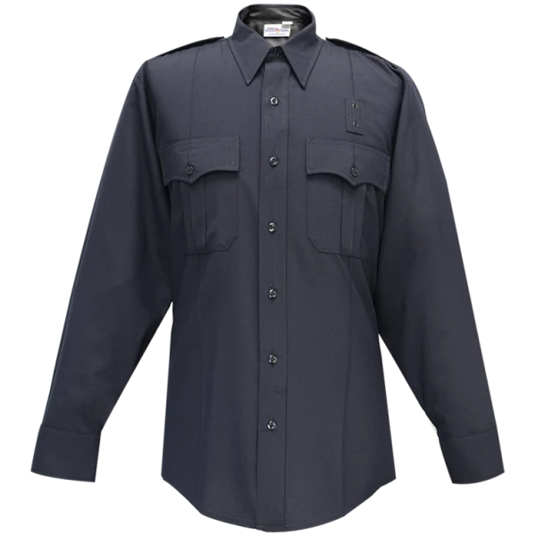 Justice Long Sleeve Shirt w/ Pleated Pockets - LAPD Navy