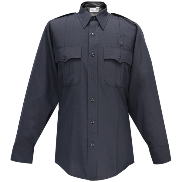 Justice Long Sleeve Shirt w/ Pleated Pockets - LAPD Navy