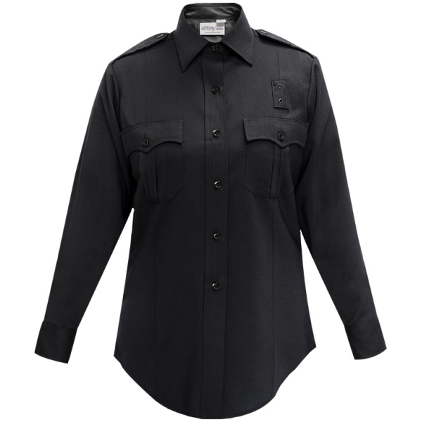 Justice Women's Long Sleeve Shirt - LAPD Navy