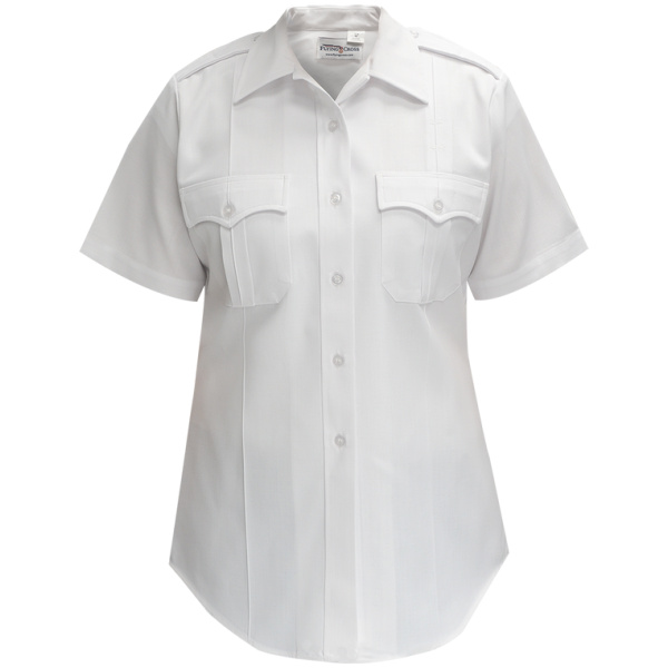 Deluxe Tropical Women's Short Sleeve Shirt w/ Convertible Sport Collar