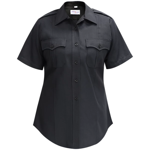 Deluxe Tropical Women's Short Sleeve Shirt w/ Traditional Collar