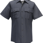 Justice Short Sleeve Shirt w/ Traditional Collar - LAPD Navy