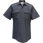Justice Short Sleeve Shirt w/ Traditional Collar - LAPD Navy