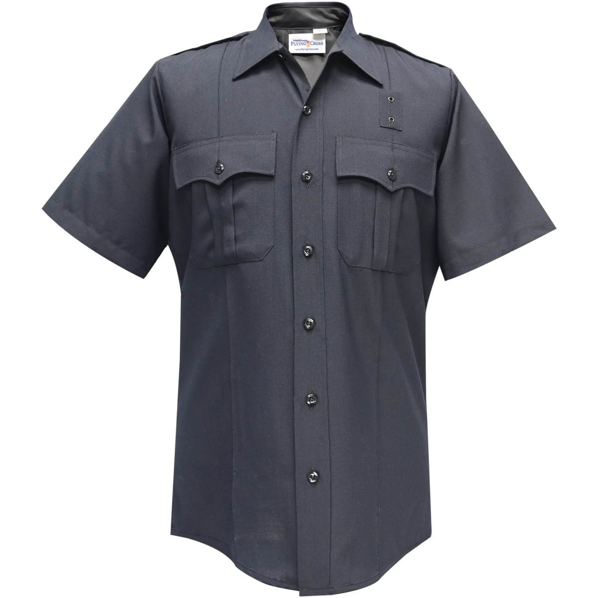 Flc-57r848619. 0-19. 5. Png - justice short sleeve shirt w/ traditional collar - lapd navy - flc 57r848619. 0 19. 5