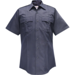 Duro Poplin Short Sleeve Shirt w/ Sewn-In Creases