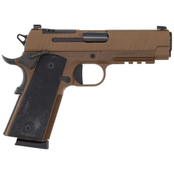 SIG 1911 XCARRY 45ACP 4.25" - XRAY-3 OR (2)8RD G10 COYOTE