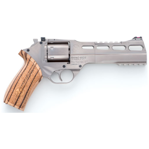 CHIAPPA RHINO 60DS 357MAG - 6" ADJ. SIGHT CHROME/WALNUT