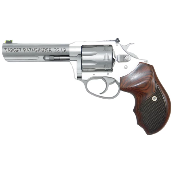CHARTER ARMS PATHFINDER 22LR - ROSE WOOD GRIPS 4.2" ADJ S/S