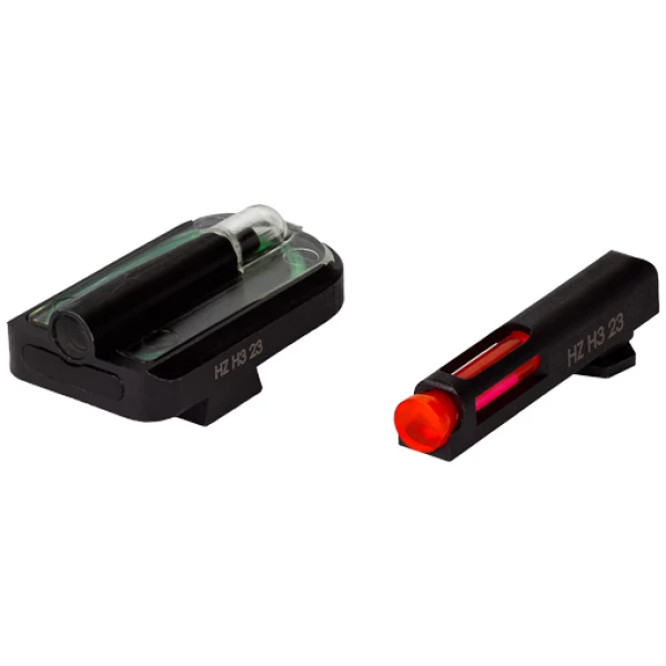 HIVIZ FASDOT H3 RED FRONT/GRN - REAR FOR GLOCK 9MM/40/.357 SET