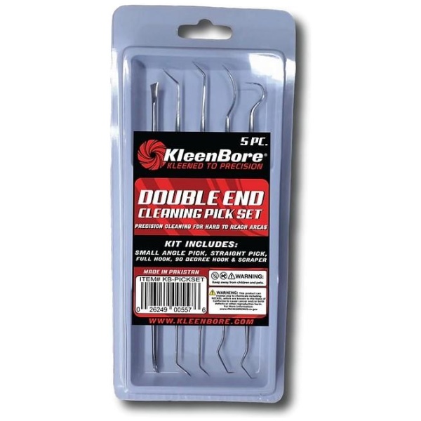 KleenBore Stainless Steel Gun Pick Set 5/ct