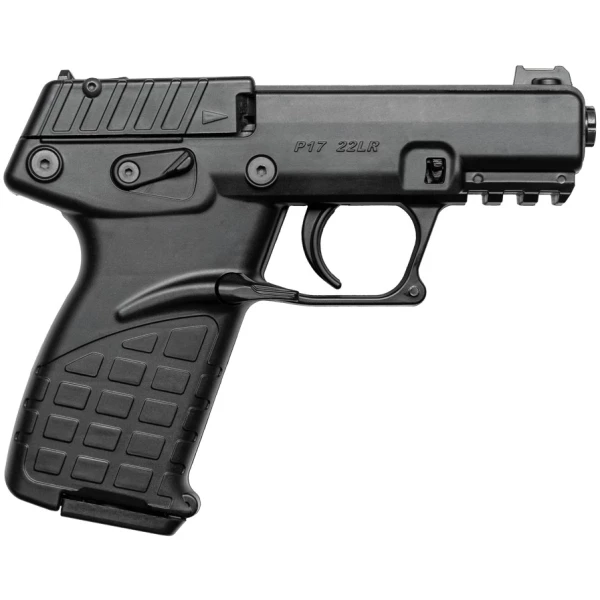Kel-Tec P17 OR Handgun .22 LR 16rd Magazines (3) 3.8" 1/2x28 Threaded Barrel Black