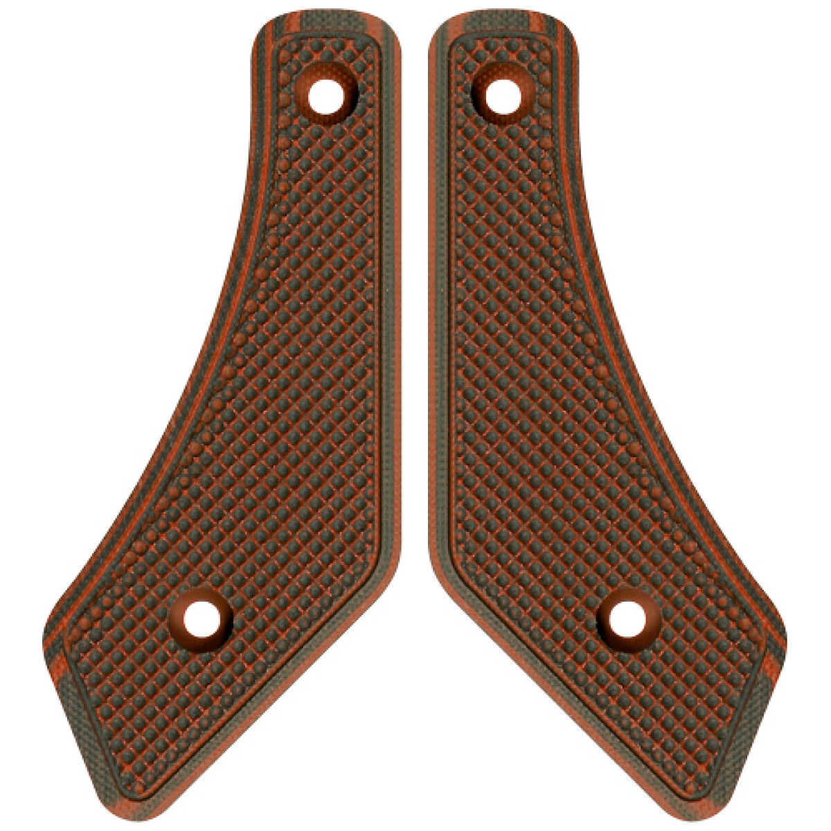 Mig10lpgrb. Jpg - mi lever action g10 large - pistol grip panel red/black - mig10lpgrb