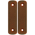 MI LEVER ACTION G10 STRAIGHT - GRIP PANEL RED / BLACK