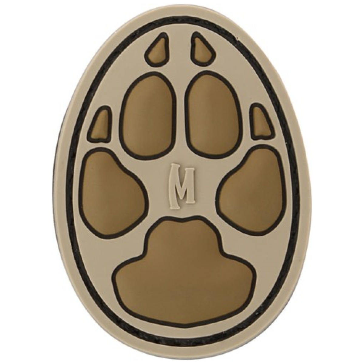 Mxp-pvcpatch-dog2a. Jpg - dog track 2'' morale patch - mxp pvcpatch dog2a