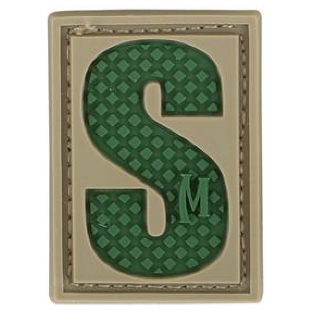 Mxp-pvcpatch-letsa. Jpg - letter s morale patch - mxp pvcpatch letsa