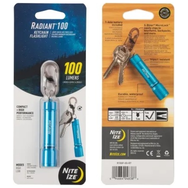 Radiant 100 Keychain Flashlight