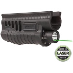 Nightstick Shotgun Forend Light with Green Laser Black for Remington 870/TAC-14