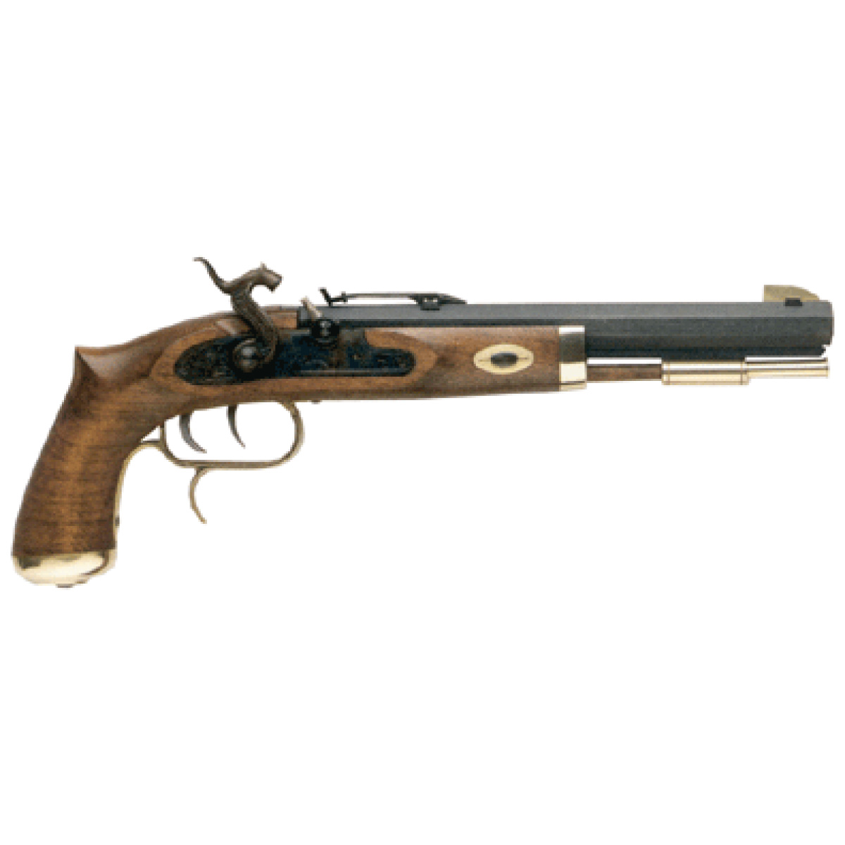 P1100. Gif - traditions trapper pistol. 50 - cal percussion blued/hardwood - p1100