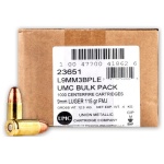UMC 9mm Luger FMJ Bulk