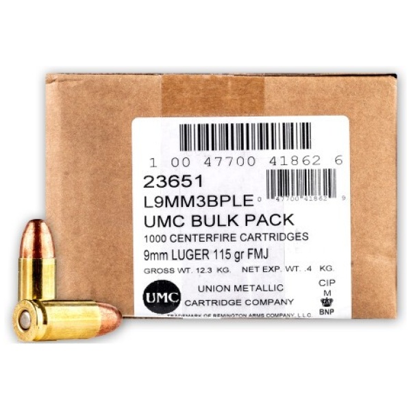 UMC 9mm Luger FMJ Bulk