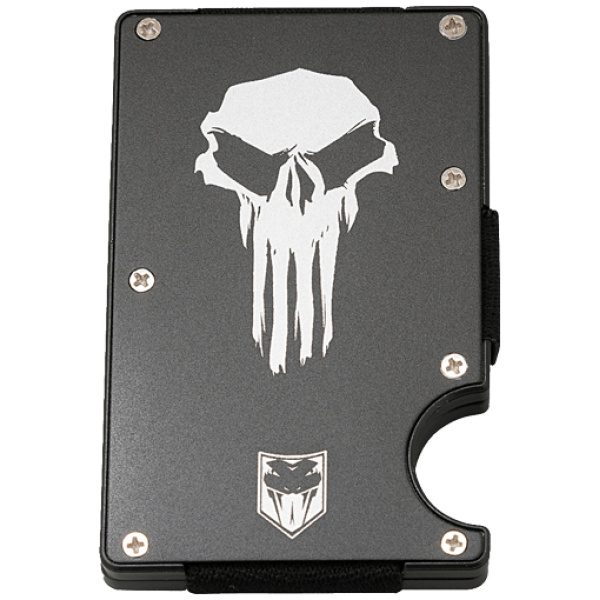 COBRATEC RFID PUNISHER THIN - ALUMINUM WALLET W/MONEY CLIP