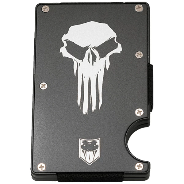 COBRATEC RFID PUNISHER THIN - ALUMINUM WALLET W/MONEY CLIP