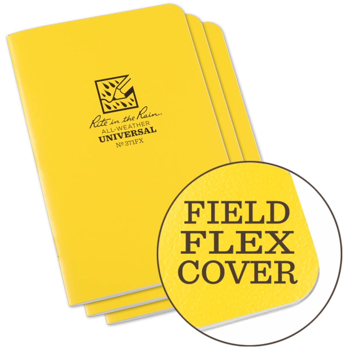 Rir-371fx. Png - field-flex universal stapled notebook 4. 625 x 7 - 3 pack - rir 371fx