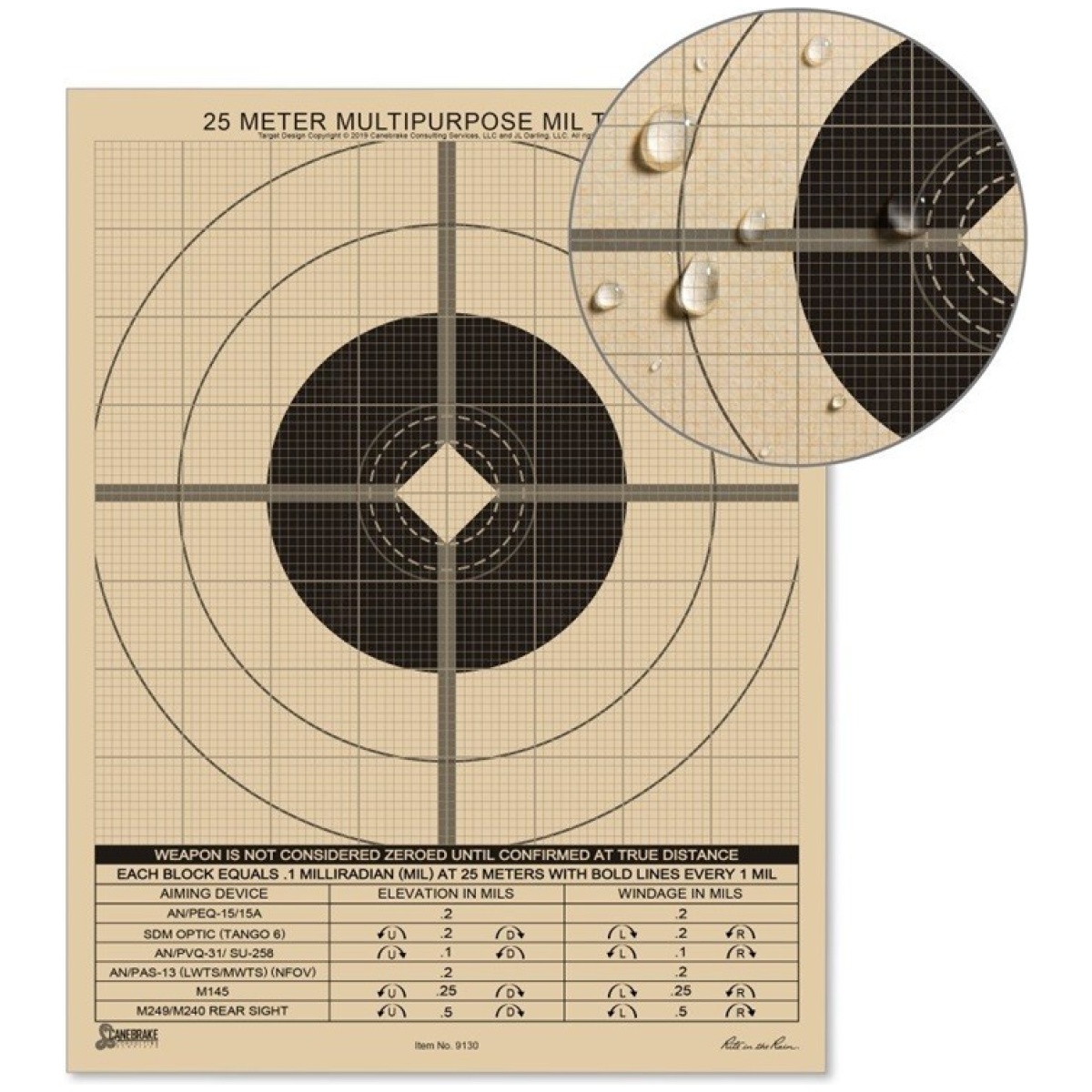 Rir-9130. Jpg - 25 meter mil target - rir 9130