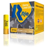 RIO Game Load Shotshells 20ga Light 2-3/4" 1oz 1180 fps #8 25/ct