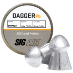 SIG PELLETS 22 DAGGER DOMED - 16.60GR LEAD ALLOY 250 CT