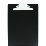 Letter Size Aluminum Clipboard w/ Clip - Black