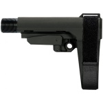 SBA3 STEALTH GRAY, 5-POSITION ADJUSTABLE