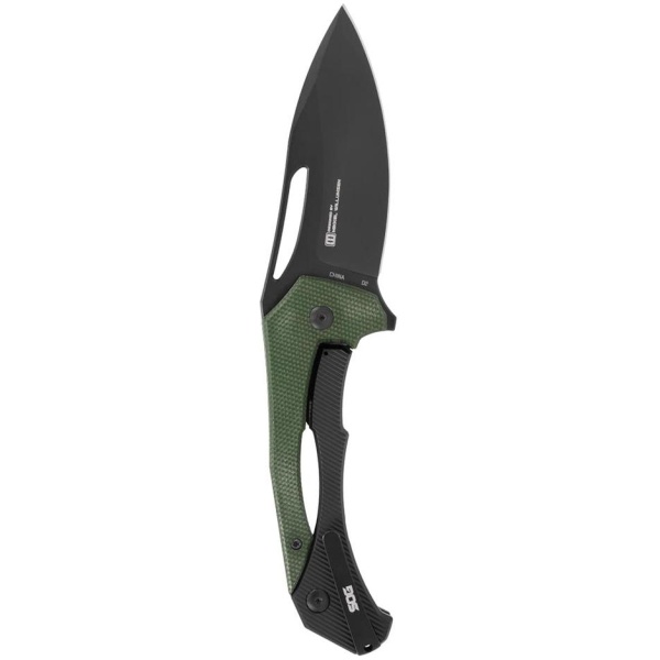 SOG Knives Bulwark FLK Folding Knife 3" Drop Point Blade OD Green Presentation Box