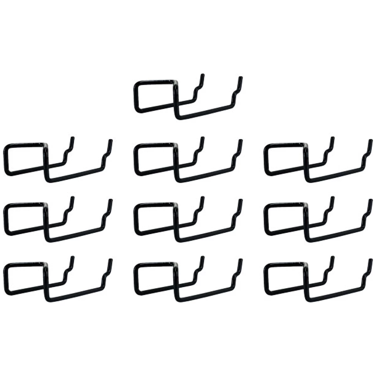 Slatvert10. Jpg - gss slatwall/pegboard vertical - gun cradles 10 pack - slatvert10