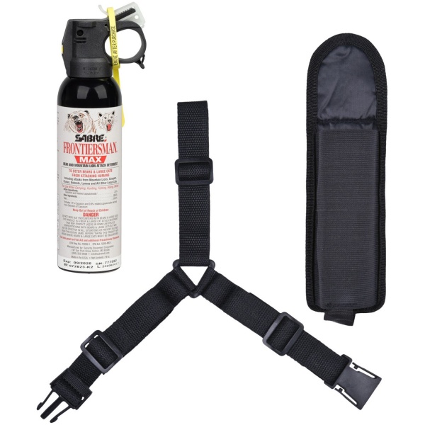 Frontiersman MAX Bear & Mountain Lion Spray w/ Chest Holster