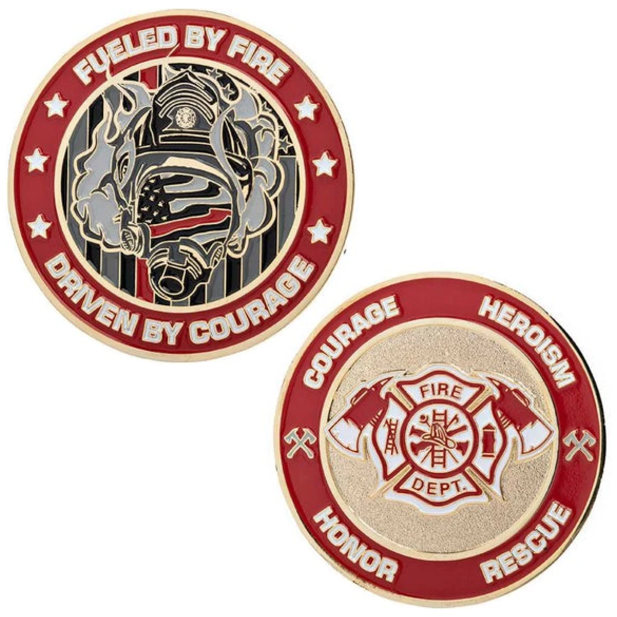 Tbl-coin-trl-fire-fueled. Jpg - firefighter's thin red line challenge coin - tbl coin trl fire fueled