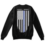 Thin Blue Line Crew Neck Sweatshirt