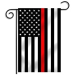 Thin Red Line American Garden Flag