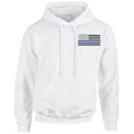 Hoodie - Thin Blue Line American Flag