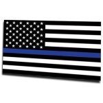 Magnet - Thin Blue Line American Flag