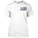 Men's - T-Shirt - Thin Blue Line Flag