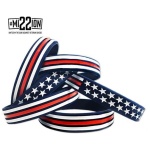 Red, White, and Blue American Flag Bracelet