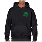 Thin Blue Line Hoodie, Small Shamrock