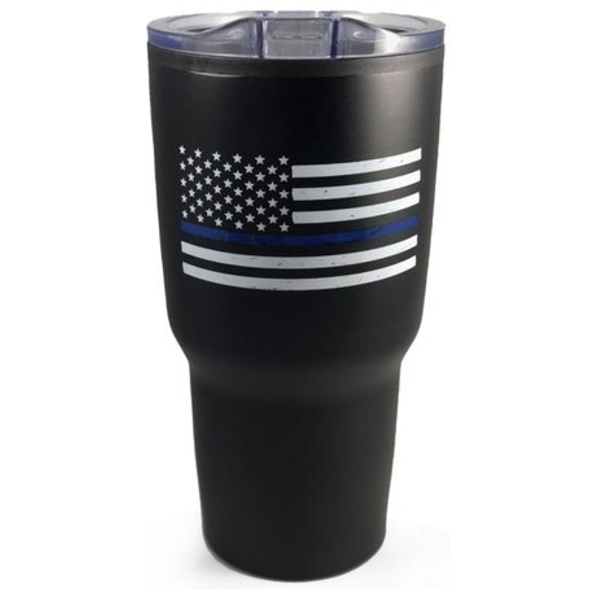 Thin blue line tumbler, 30 oz - image 1