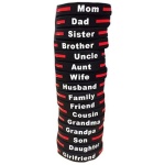 Family - Thin Red Line Bracelet, 8 Inch