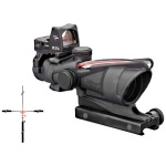 TRIJICON ACOG 4X32 RED BLSTC CRSHR .223